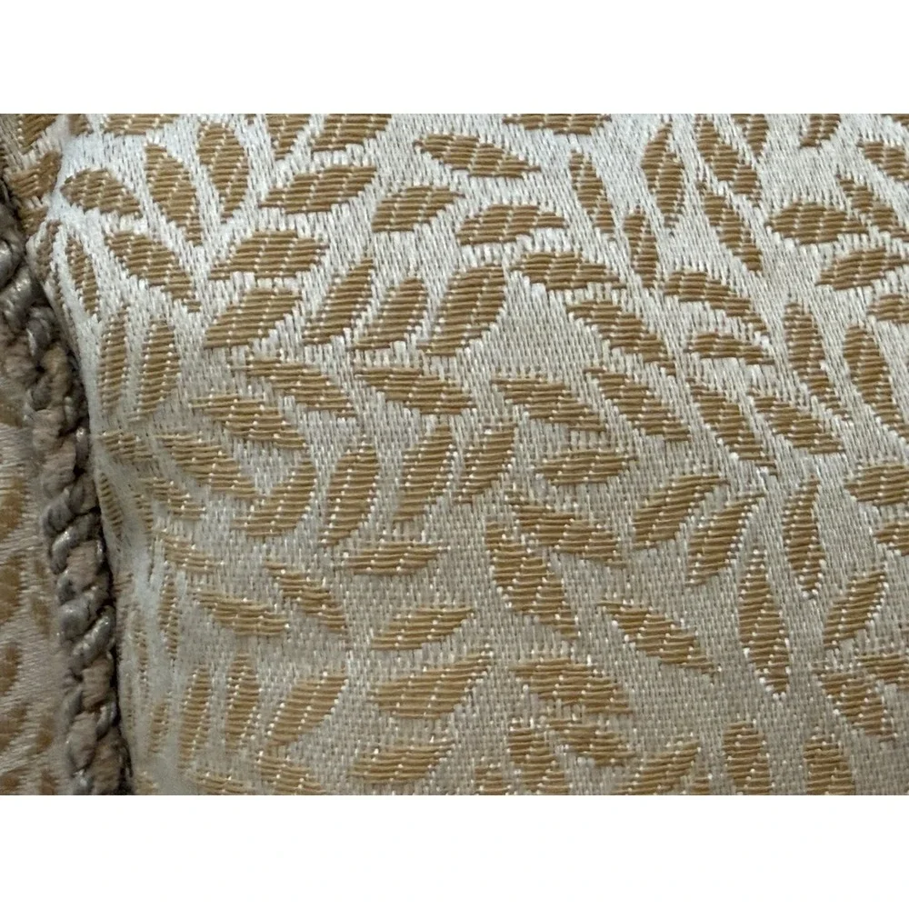 Vintage Pair Of NATURE-PRINT COTTON CUSHION Throw Pillows 11